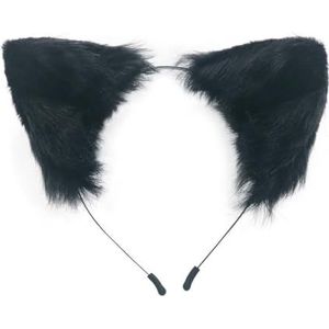 Schattige kat oor party haarband - Unisex metalen feestelijke mode accessoire voor kinderen, 3, Polyester + Metaal, geen edelsteen