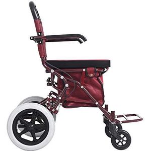 Wandelframe, opvouwbare mobiliteitshulp, wandelaar, rollator, winkelwagentje met zitting en voetsteun, voor oudere lichtster