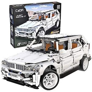 G5 4x4 off-roader SUV met in hoogte verstelbaar chassis, 6-cilinders, 2208 onderdelen, (compatibel met Lego Technic), C61007W