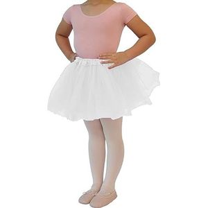 Tutu voor meisjes, van tule, party, dans, voor meisjes (code 716), Wit, One size