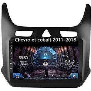 Android 10 Bluetooth Autoradio Dubbel Din Multimedia Speler 9 inch Touchscreen Auto Stereo Voor Chevrolet cobalt 2011-2018 Met GPS Ondersteuning Spiegel Link/Stuurbediening Dual USB Backup Camera (Co