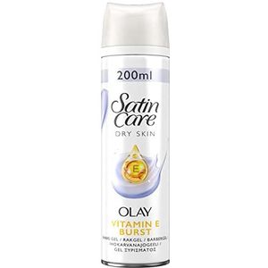 Gillette Satin Care & Olay Violet Swirl Dames Scheergel, 200 ml