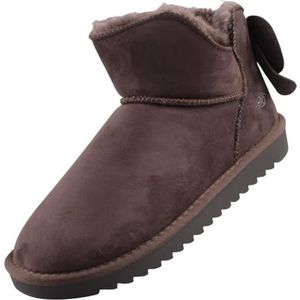 Dockers - Enkellaarsjes - Donkergrijs - Warm Gevoerd - Platte Hak