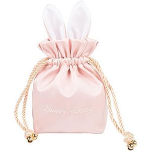 Paashaaszak, Easter Candy Bag Drawstring Travel Cosmetic Bag Organizer, Schattige Bunny Opbergzakken Kids Goodie Gift Bags Aibyks