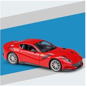 Prachtig Automodel 1:24 For Ferrari F12 TDF Simulatie Lichtmetalen Diecast Auto Model Speelgoed Gift Collectie