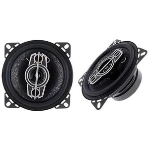 Tweeter auto Tweeters voor auto 2 stuks 6 inch (2x350W) 700W 4-weg auto hifi coaxiale luidspreker met stofkap en audiokabel, autodeur volledige frequentie