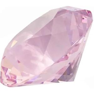 Tuin Suncatchers kleur kristal diamant 80 mm feestdecoratie diamant romantisch voorstel huisdecoratie handgemaakte hanger kettingen (kleur: roze enkele facetten, maat: 80 mm)