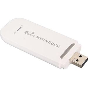 4G USB Wifi Hotspot - Draagbare Reis-WiFi - Wit - Ondersteunt 10 Apparaatverbindingen
