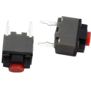 10 STKS 6 * 6 * 7.3mm Micro Mute-knop Muisschakelaar Stille muisschakelaar