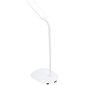 Eastbuy Bureaulamp - LED flexibele tafellamp met USB-oplaad-tablet bedside touch schakelaar dimbaar lezen studeren licht (wit)