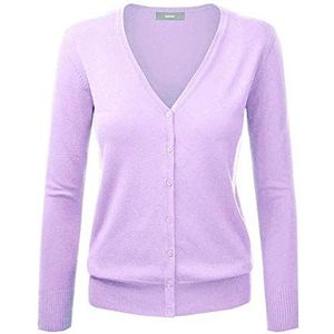 Dames Basic Spring Button Down Cardigan