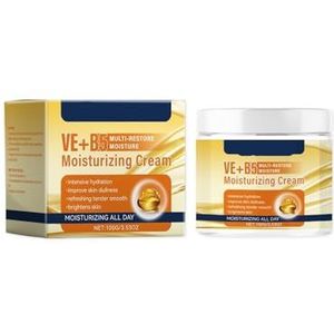 Vitamine B5 Voedende Crème - Hydraterende, Zachte En Verzachtende Gezichtscrème, Diepe Voeding, 24H Moisture Lock(1PCs)