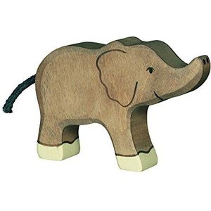 Holztiger 80537 olifant, klein, stam verhoogd, gemengd