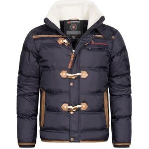 Geographical Norway Winter Jacket met teddybontkraag voor heren