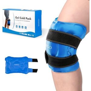 KIMIGO Knie-Ijszakken voor Letsel, Herbruikbaar Knie-Ijskussen,Met Koelcompressen voor Knievervangingschirurgie,Koudekomprestherapie voor Beenblessures, Zwelling, Blauwe Plekken en Verstuikingen