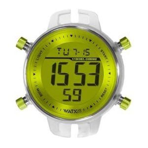 Watx&Colors m Digitaal Unisex Digitaal Quartz Horloge met Rubber Armband RWA1043, Quartz horloge, Digitaal