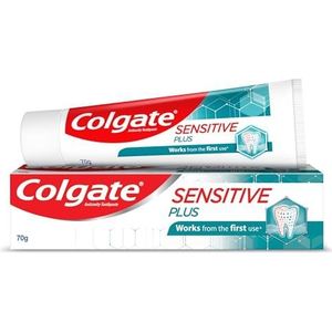 Colgate Sensitive Plus Sensitivity Relief Tandpasta, 70 g, met PRO-ARGIN-technologie, klinisch bewezen formule biedt onmiddellijke verlichting van tandgevoeligheid