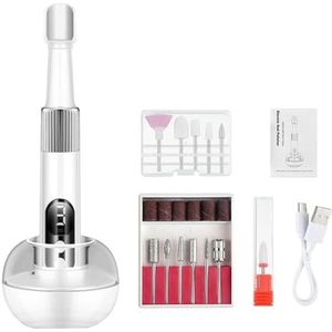 Nagelboormachine Elektrische Nagelboor Manicuremachine Boormachine For Nagels Oplaadbare Draagbare Polijstmachine 15000RPM Eenvoudig te bedienen