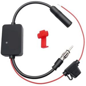 Audio- & videoantennes voor auto 12V-24V Autoradio Antenne FM Signaalversterker Booster Amp 80-108MHZ Auto Anti-interferentie Antennes Autoradio Antenne