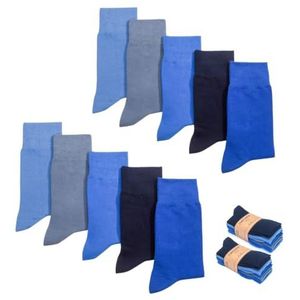 FOOTNOTE hoogwaardige sokken voor dames en heren (5-10 paar) hoog aandeel katoen lange houdbaarheid & beste kwaliteit zonder pluisjes