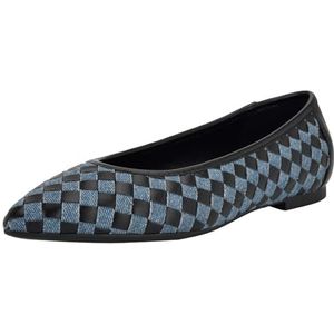 Nine West Largo, ballerina's voor dames, Denim Zwart Blauw 003, 37.5 EU