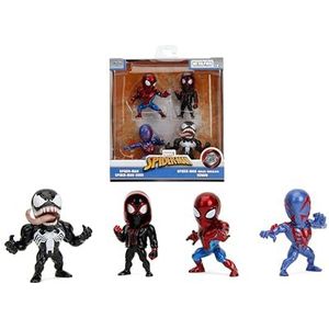 Marvel Spider-Man Set van 4 gegoten figuren, speelgoed voor kinderen en volwassenen, 6,3 cm