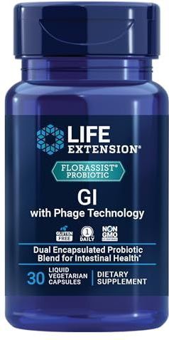 Life Extension - FLORASSIST - Probioticum - 30 Capsules - Met Phage Technology