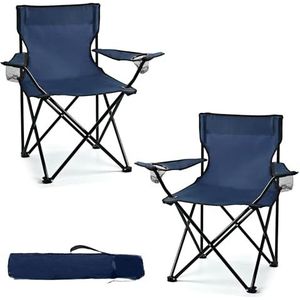 WEIDIORME Set van 2 campingstoelen - lichtgewicht en ondersteunende stoelen voor tieners en lichtgewicht individuen - compact, duurzaam en draagbaar - ideaal voor kamperen, wandelen, strand en