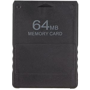 Geheugenkaart voor , 64 MB High Speed ​​Game Geheugenkaart FMCB V1.966 Plug en Play Externe Datakaart voor 2 Game Console(zwart)