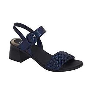 SCHOLL Promenade Navy Blue Sandalen Dames hak, Navy Blauw, 37 EU