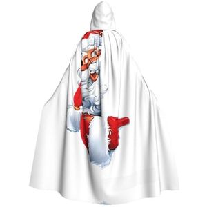 MDATT Hooded Mantel Voor Mannen, Halloween Heks Cosplay Gewaad Kostuum, Carnaval Party Supplies, Kerst Kerstman