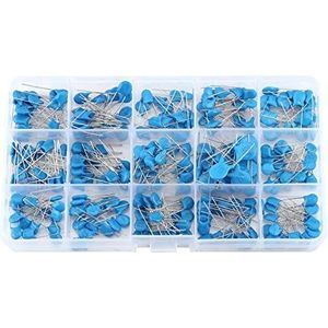 Fasizi Condensatoren 13 Waarden Totaal 200 PCS 0.47uF tot 1000uF Elektrolytische Condensatoren Assortiment Kit