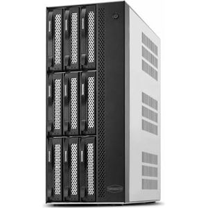 TERRAMASTER T9-500 Pro NAS-geheugen - 9Bay Core i7 1255U 10 kernen 12 threads CPU, 16 GB DDR5, 10GbE X2, Network Attached Storage Topprestaties voor bedrijven (schijfloos)