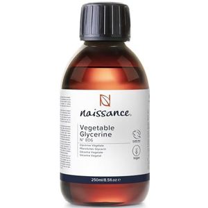 Naissance Plantaardige glycerine (glycerol) (nr. 806) 250ml - vloeibaar, Eur. Ph. Kwaliteit & levensmiddelenkwaliteit, veganistisch, natuurlijk vochtvasthoudend middel, parfumvrij