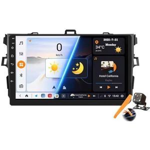 Y300s,Auto Stereo Android 15.0 Radio Sat Nav voor COROLLA 2007-2011 GPS Navi 9'' Cartablet Multimedia Video Player FM BT Ontvanger met Carplay 4G 5G WiFi DSP SWC