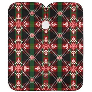Kapper Cape Groen En Rood Kerst Plaid Salon Cape Verstelbare Kapsel Cape Professionele Kappers Cape Voor Kappers Kapper Accessoires Thuis 140x168cm
