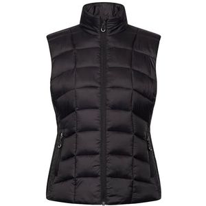 Trespass Ogbere gewatteerd damesvest met 2 zakken met ritssluiting, Zwart, XL