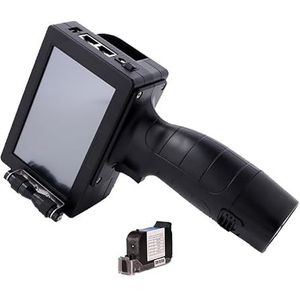 Draagbare inkjetprinter Slimme handheld inkjetprinter, lotnummer QR barcode jet-coderingsmachine, draagbare permanente sneldrogende(Russian with 1 ink)