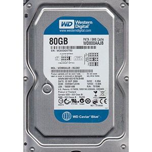 WD800AAJB-00J3A0, DCM HHRNHTJCHN, Western Digital 80GB IDE 3.5 harde schijf
