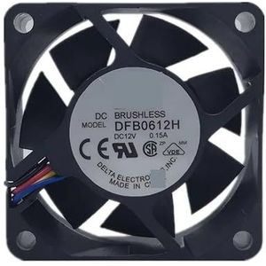 DFB0612H 12V 0.15A 6025 6cm PWM silent power supply chassis cooling fan