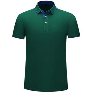 Dvbfufv Heren Zomer Korte Mouw Polo's Shirts Heren Casual Shirts Mannelijke Kleding Revers T- Shirt Tops, En8, L