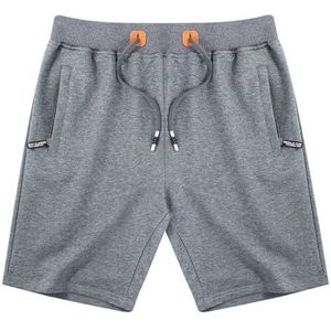 LY4U Mens zomer shorts casual sport joggingbroek gym shorts met elastische taille rits zakken