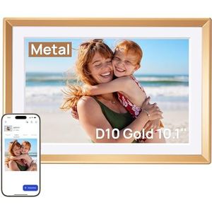 ARZOPA - D10 - Digitale Fotolijst - Goud - 10.1 Inch - 32GB - HD IPS