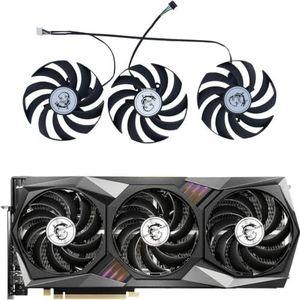 GPU-koeler videoventilator PLD10010B12HH voor MSI RTX 3090 3070 3080 3070Ti SUPRIM X PLD09210S12HH voor GAMING Trio(PLD09210S12HH)