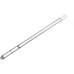 Touchscreen-pen, slijtvaste krasbestendige styluspen voor mobiele telefoon voor tablet(Zilver)