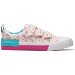 Clarks Foxingmyth K. Textiel Canvas in, roze, 11.5 UK Child