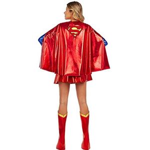 Funidelia | Supergirl Cape OFFICIËLE voor vrouwen Kara Zor-El, Superhelden, DC Comics - Accessorie voor Volwassenen, kostuum accesoires - Rood