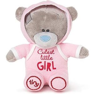 Me to You Tiny Tatty Teddy 'Cutest Little Girl' Beer in Pink Baby Grow - Officiële Collectie