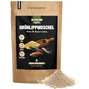 alphazoo - Groenlipmossel - Natuurlijk Gewrichtspoeder - 100 g - Volle Vetkwaliteit