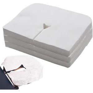 Massagetafel hoofdsteunhoezen - 100x hoofdsteunhoezen voor massagestoelen - Niet-geweven Stoffen